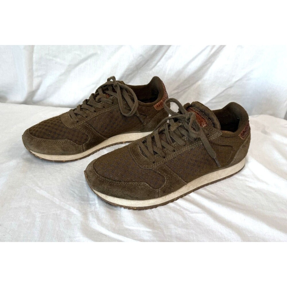 Womens WODEN Ydun Suede Mesh II EU 39 US 7.5 Shoes Sneakers Cork Sole Brown